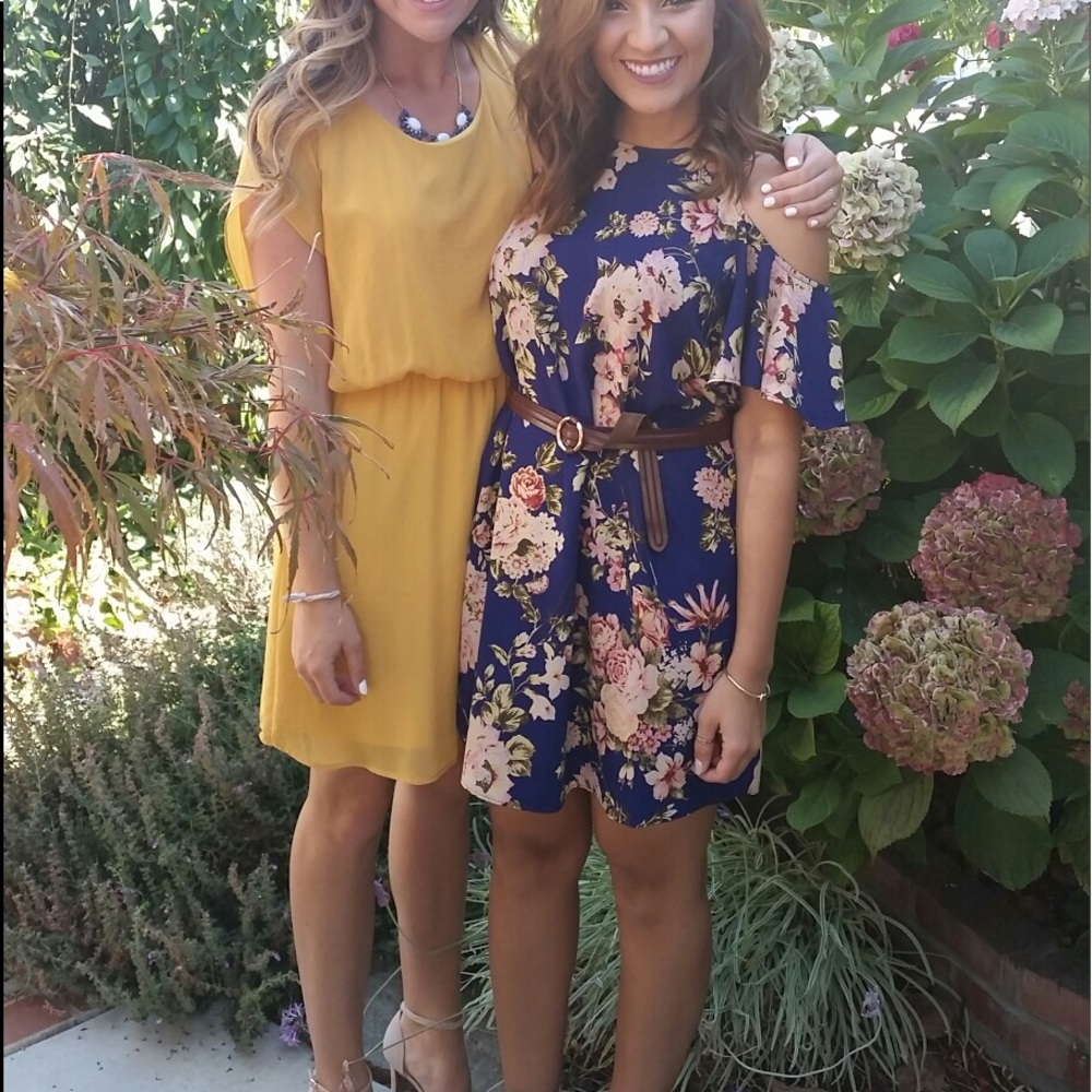 Yellow summer dress